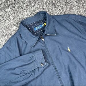 Vintage Polo Ralph Lauren Men’s 3XLT  Harrington Blue Bomber Jacket GUC